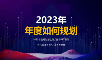 2023年品牌年度规划模板