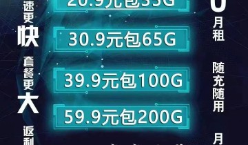 流量卡办理|联通移动流量卡|全程高速不限速|39元100G全国流量|全国通用流量卡