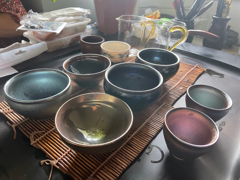 从直播间拍的建盏很喜欢